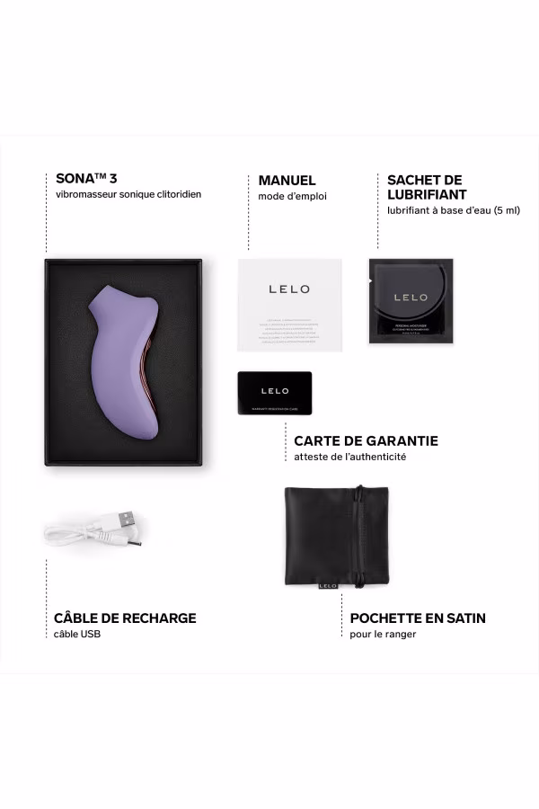LELO Sona 3 Cruise - Stimulateur clitoridien sonique connecté