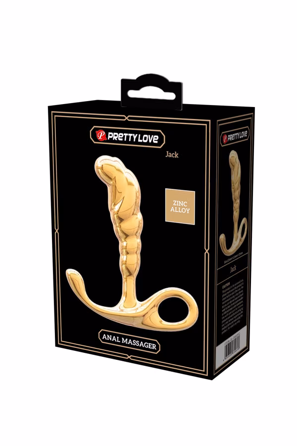 Pretty Love Jack - Plug anal et masse-prostate en alliage de zinc