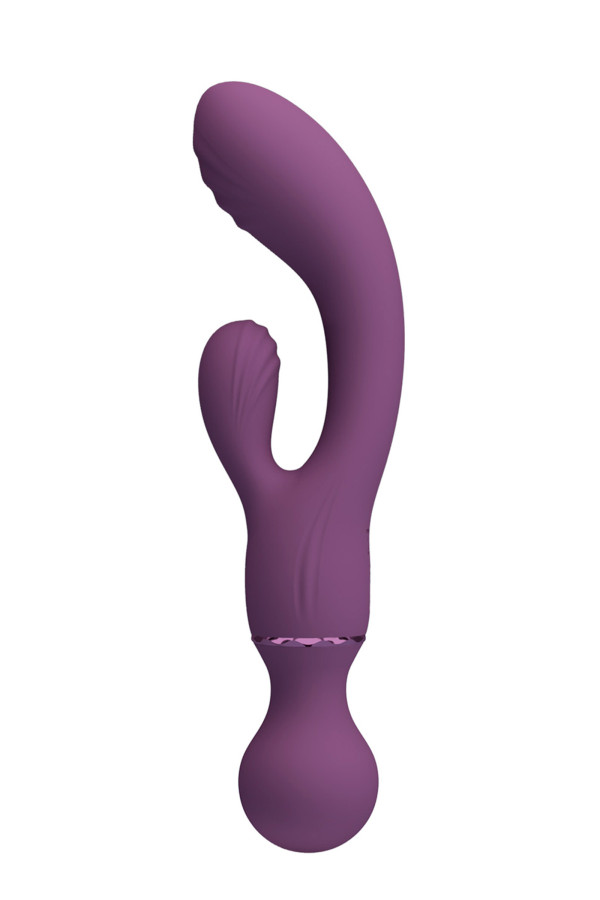 Pretty Love All Rounder - Sextoy rabbit 3-en-1 + tête wand