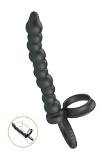 Pretty Love Dillion - Double cockring + tige anale