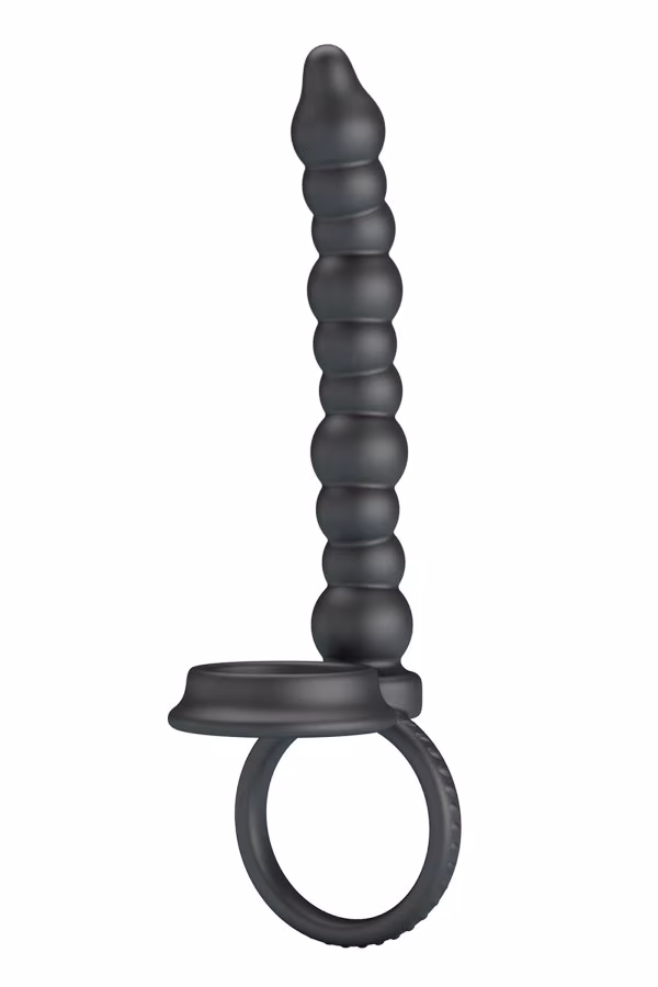 Pretty Love Dillion - Double cockring + tige anale en silicone