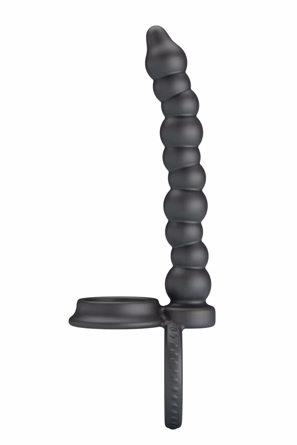 Pretty Love Dillion - Double cockring + tige anale en silicone