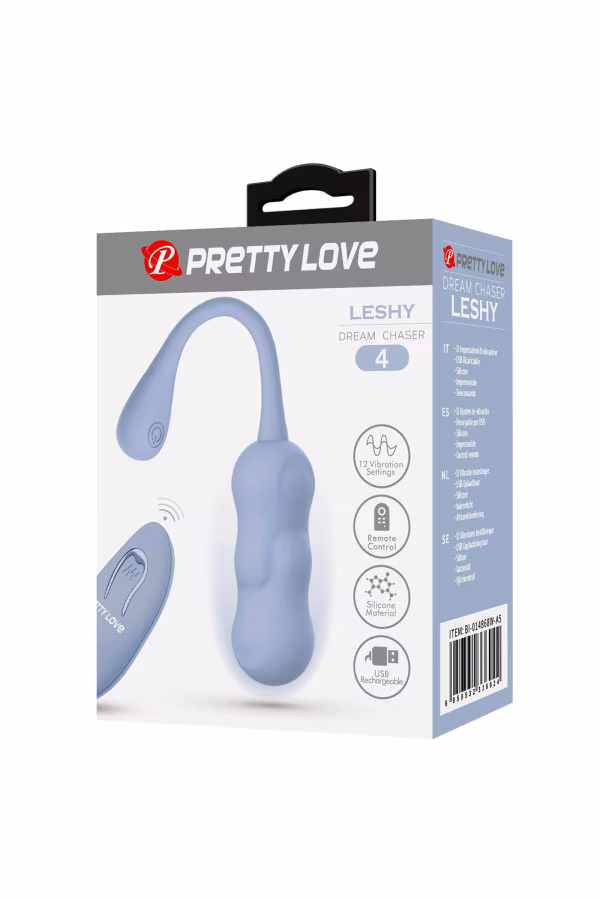 Pretty Love - Leshy : Œuf vibrant télécommandé (12 modes)