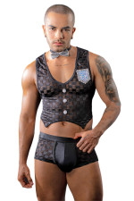 Déguisement sexy - Tenue de serveur 3 pièces