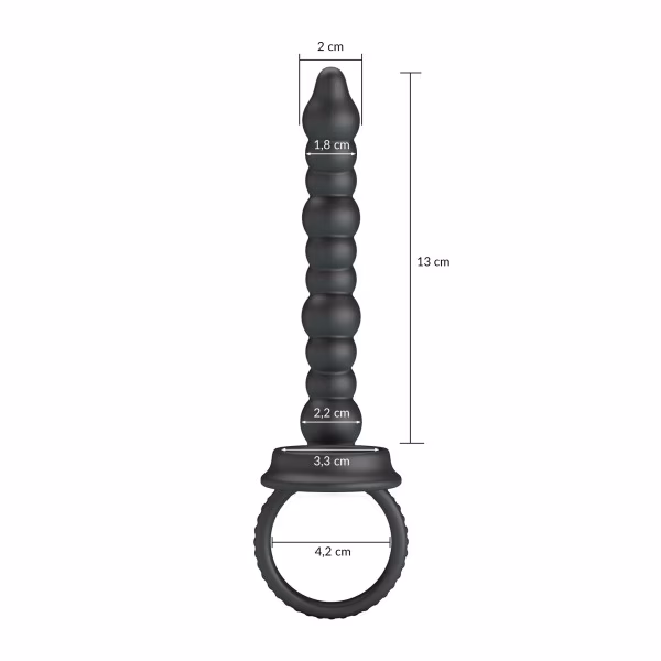 Pretty Love Dillion - Double cockring + tige anale en silicone