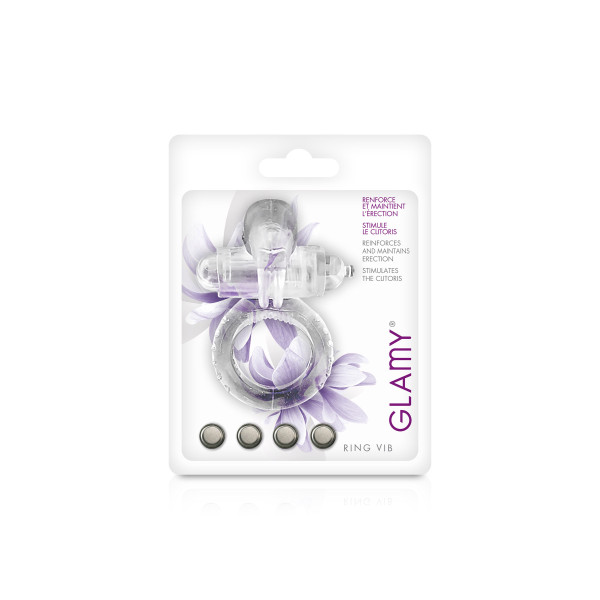 Cockring vibrant avec stimulateur de clitoris
