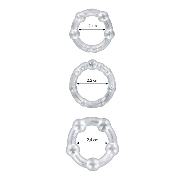 Lot de 3 Anneaux de Pénis Extensibles - Concorde Love