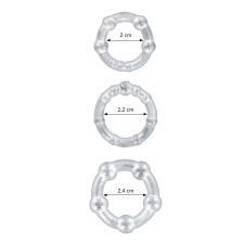 Lot de 3 Anneaux de Pénis Extensibles - Concorde Love