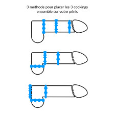 Lot de 3 Anneaux de Pénis Extensibles - Concorde Love