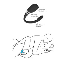 Stimulateur pour couple Tiani 3 Noir de LELO