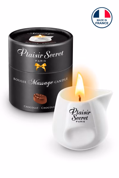Bougie de Massage Chocolat - Relaxation Gourmande