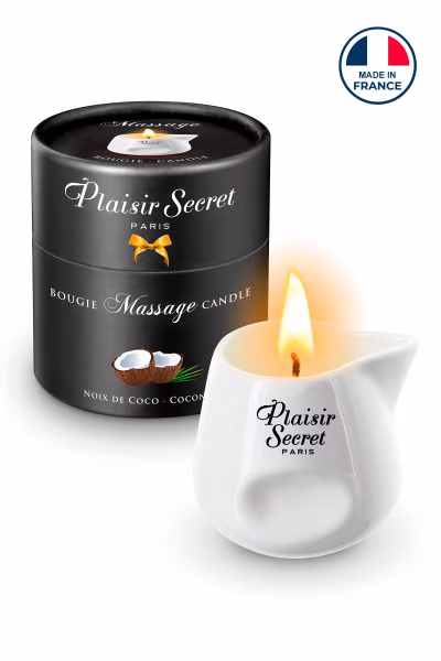 Bougie de Massage Noix de Coco - Concorde Love Boutique