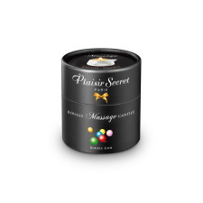 Bougie de Massage Bubble Gum - Sensation Gourmande
