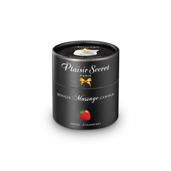 Bougie de Massage Fraise - Relaxation et Plaisir Sensuel