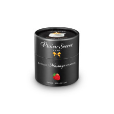 Bougie de Massage Fraise - Relaxation et Plaisir Sensuel