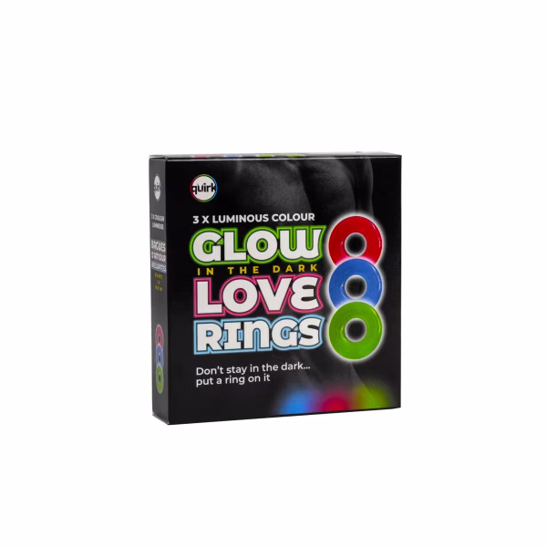 Lot de 3 Cockrings Phosphorescents - Anneaux Pénis - Concorde Love