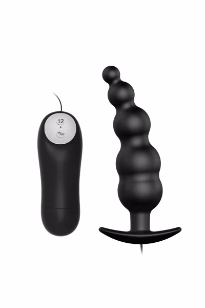 Plug Vibrant à Boules Progressives - Plaisir Intense & Sécurité