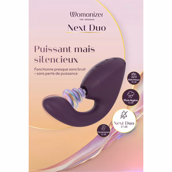 Womanizer Next Duo - Stimulateur double : clitoris & point G