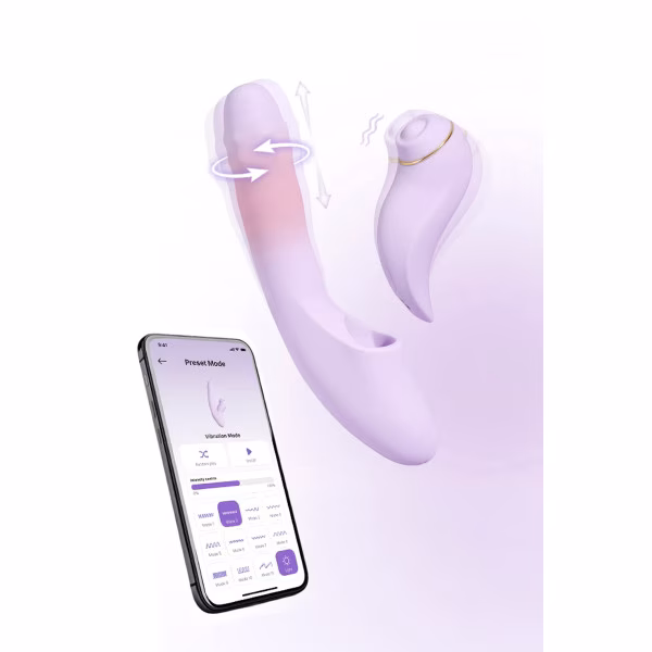 DuoGlow – Sextoy rabbit 5-en-1 connecté... et détachable !