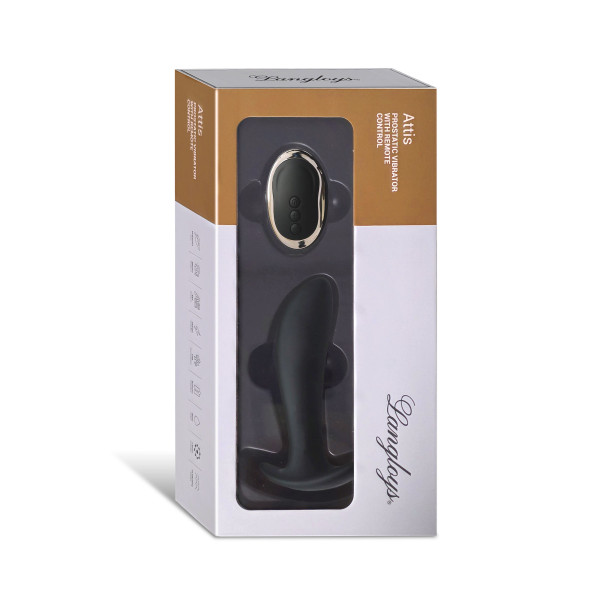 Stimulateur de prostate télécommande 10 vitesses en silicone