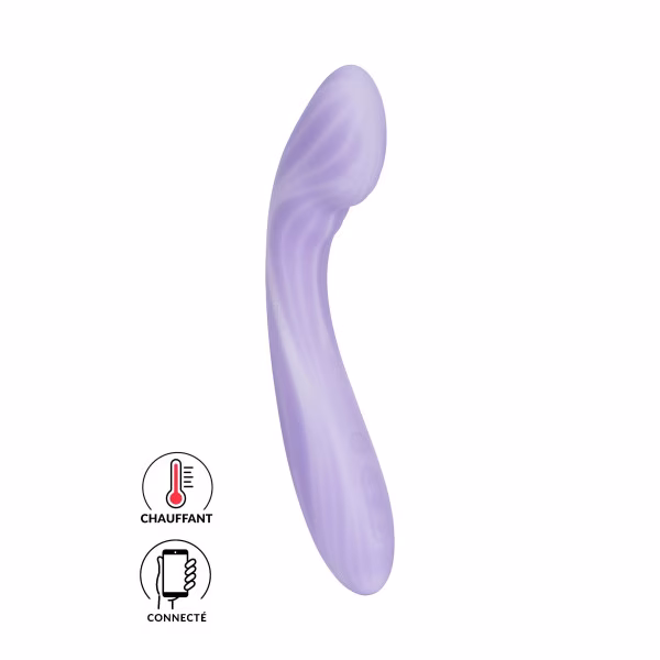 Margot - Vibromasseur chauffant point G + clitoris (2 moteurs)