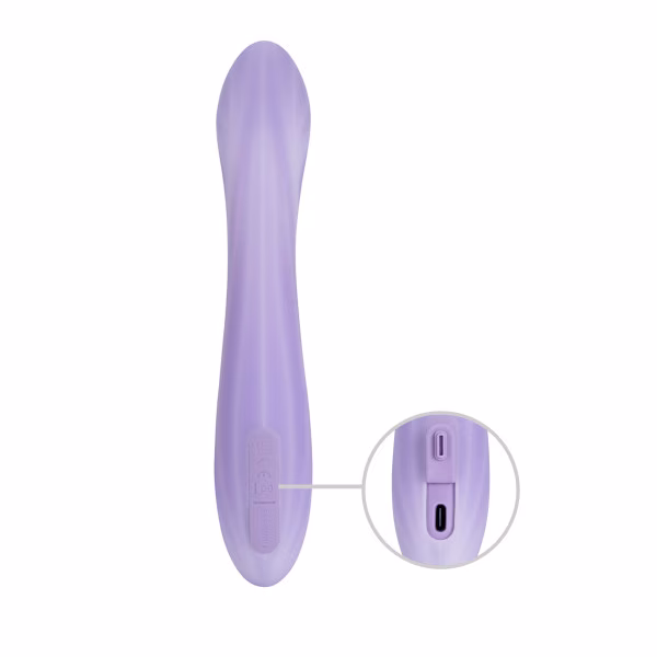Margot - Vibromasseur chauffant point G + clitoris (2 moteurs)