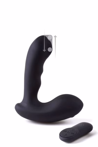 Stimulateur de prostate va-et-vient USB avec télécommande