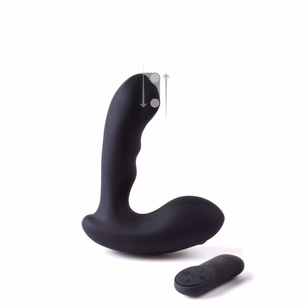 Stimulateur de prostate va-et-vient USB avec télécommande
