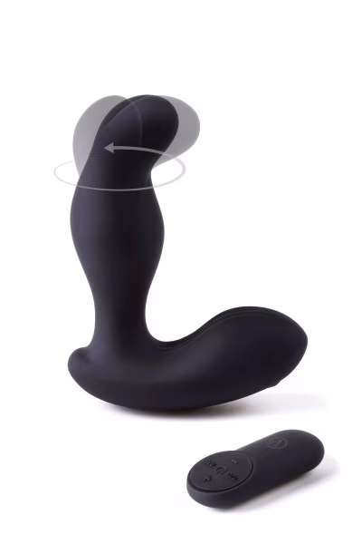 Stimulateur de prostate rotatif USB avec télécommande