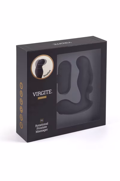 Stimulateur de prostate rotatif USB avec télécommande