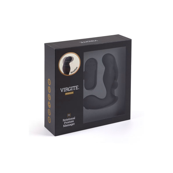 Stimulateur de prostate rotatif USB avec télécommande