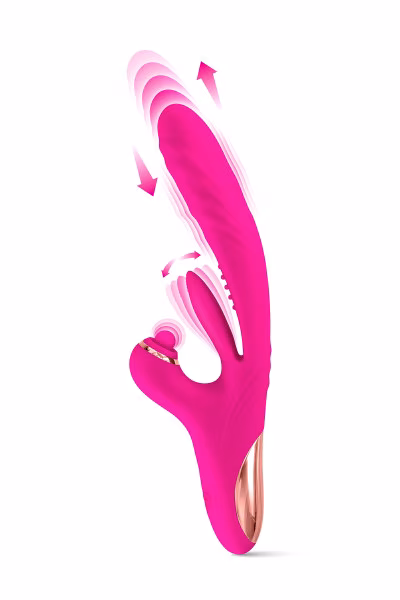 Yoba Sassy - Vibromasseur rabbit 3-en-1 pour plus de plaisir