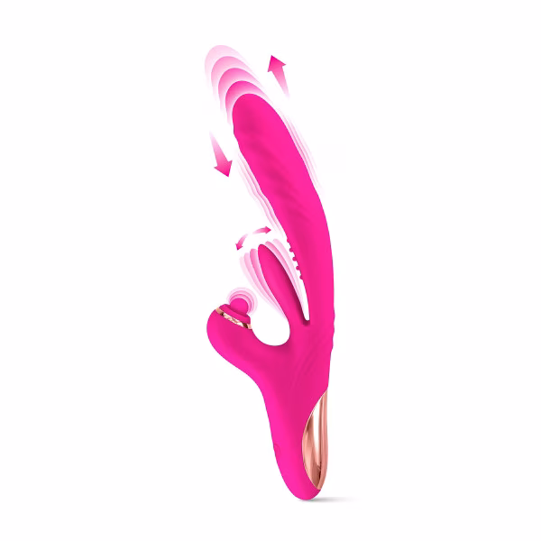 Yoba Sassy - Vibromasseur rabbit 3-en-1 pour plus de plaisir