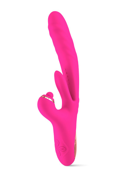 Sassy, Vibromasseur rabbit 3-en-1 avec va-et-vient