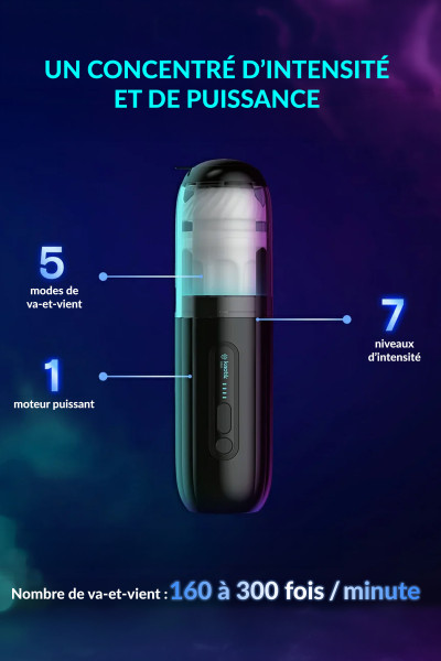 Kaotik The Shockwave - Masturbateur automatique par va-et-vient