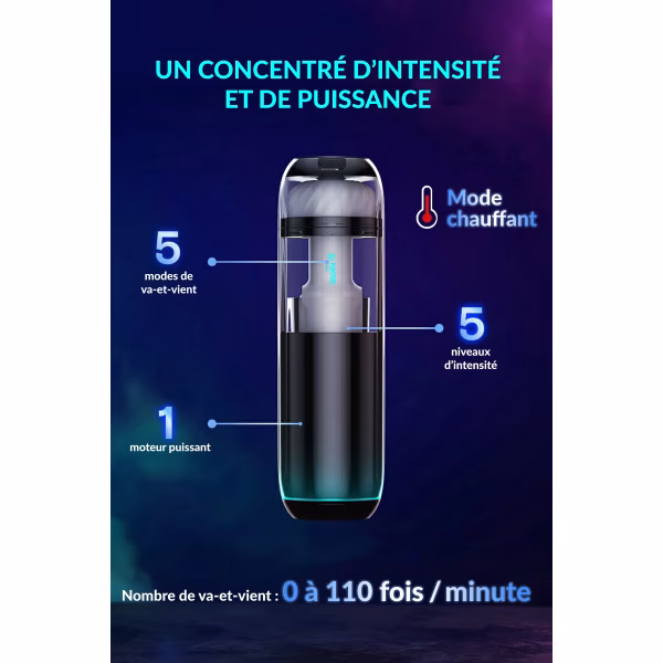 Kaotik - Cocoon : Masturbateur chauffant et connecté