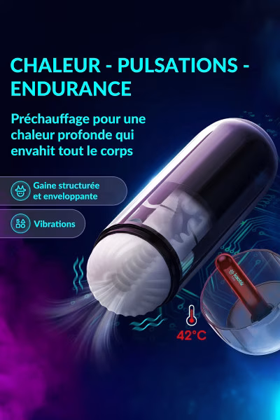 Kaotik - Cocoon : Masturbateur chauffant et connecté