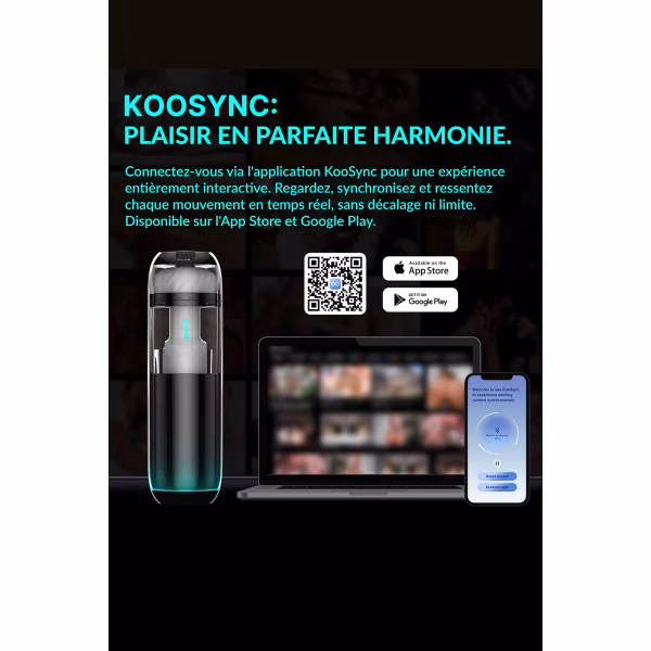 Kaotik - Cocoon : Masturbateur chauffant et connecté