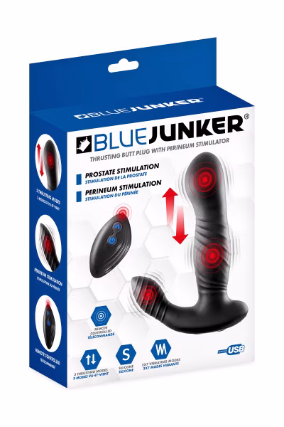 Plug va-et-vient et stimulateur de périnée de Blue Junker