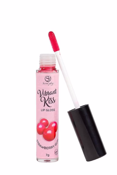 Gloss vibrant à la fraise pour fellation