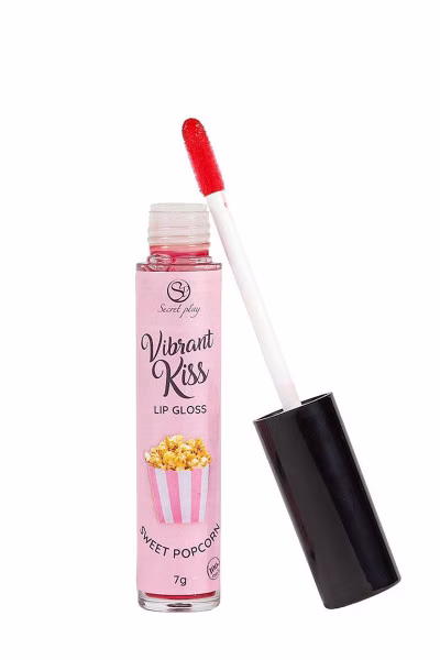 Gloss vibrant saveur pop corn pour fellation