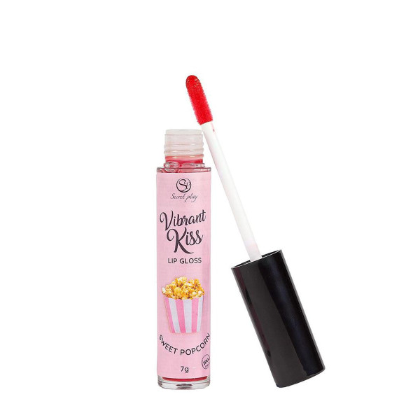 Gloss vibrant saveur pop corn pour fellation
