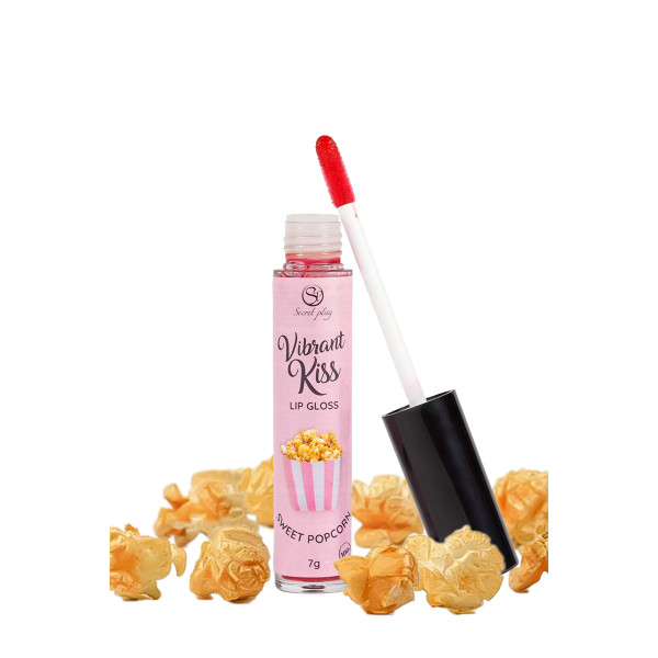 Gloss vibrant saveur pop corn pour fellation