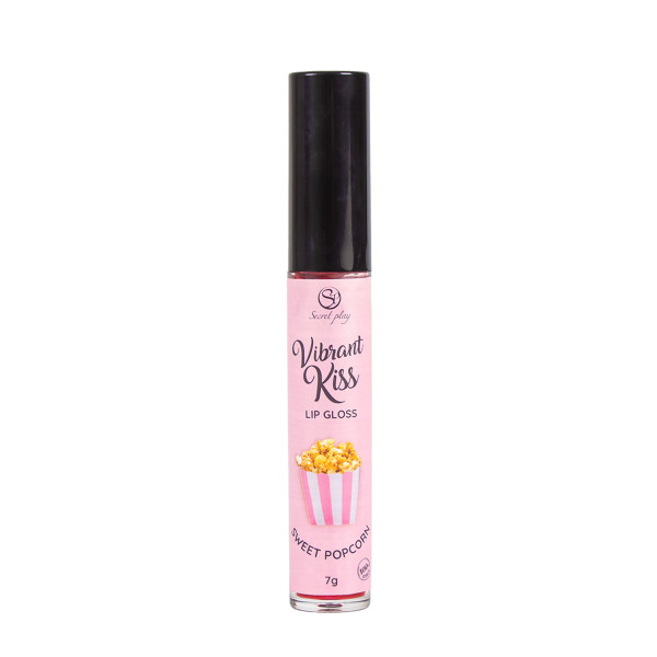 Gloss vibrant saveur pop corn pour fellation
