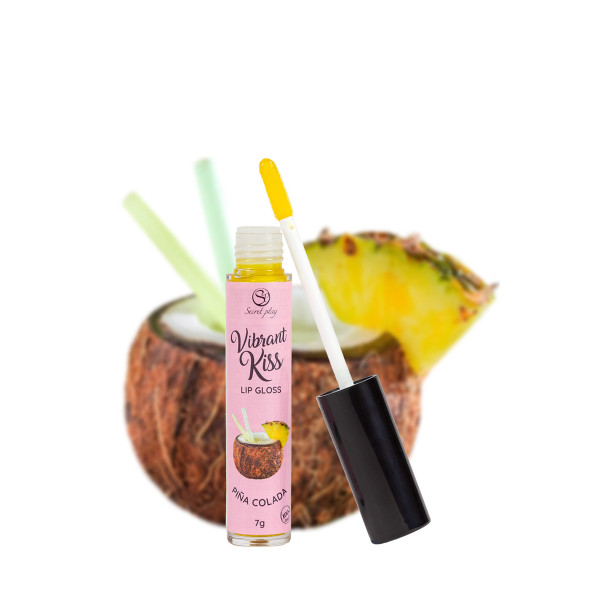 Gloss vibrant saveur Pina Colada pour fellation de Secret Play