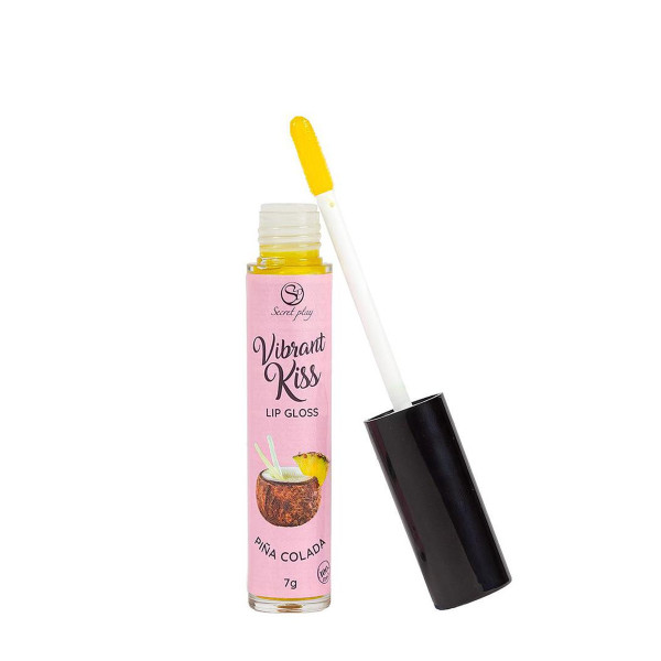 Gloss vibrant saveur Pina Colada pour fellation de Secret Play