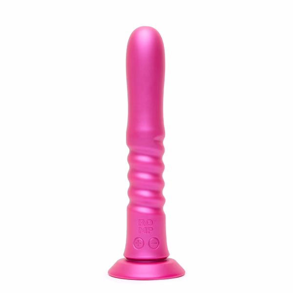 ROMP Jiggle - Gode ventouse à poussées + vibrations