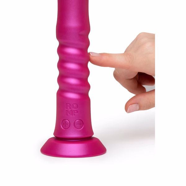 ROMP Jiggle - Gode ventouse à poussées + vibrations