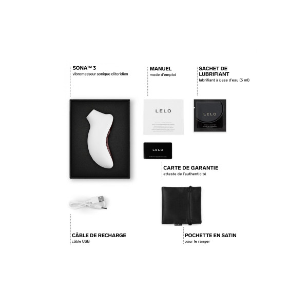 LELO SONA™ 3 - Stimulateur clitoridien sonique, sans contact