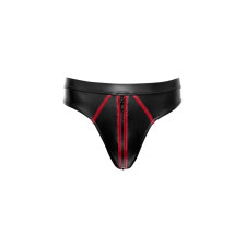 String sexy pour homme : wetlook et ouverture zip à l'avant